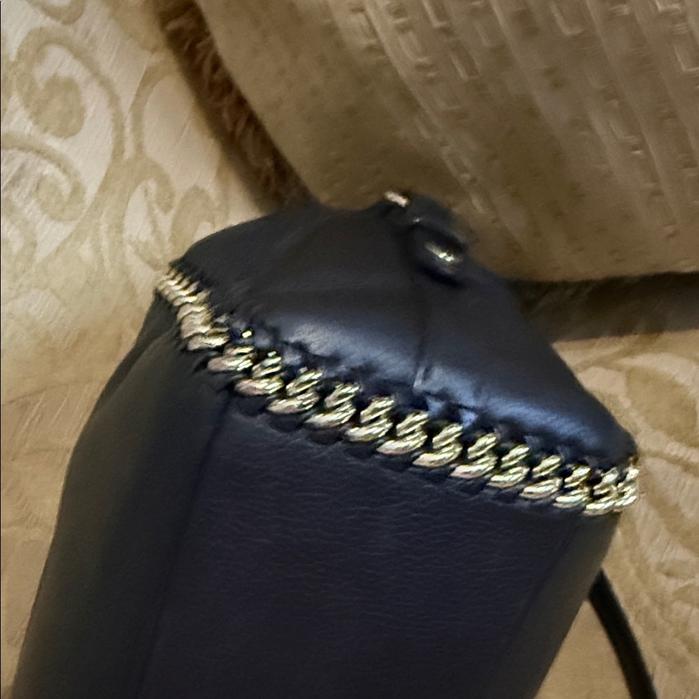 Coach Prairie Whiplash Satchel Crossbody Handbag Black Pebbled Leather preowned - Picture 5 of 16